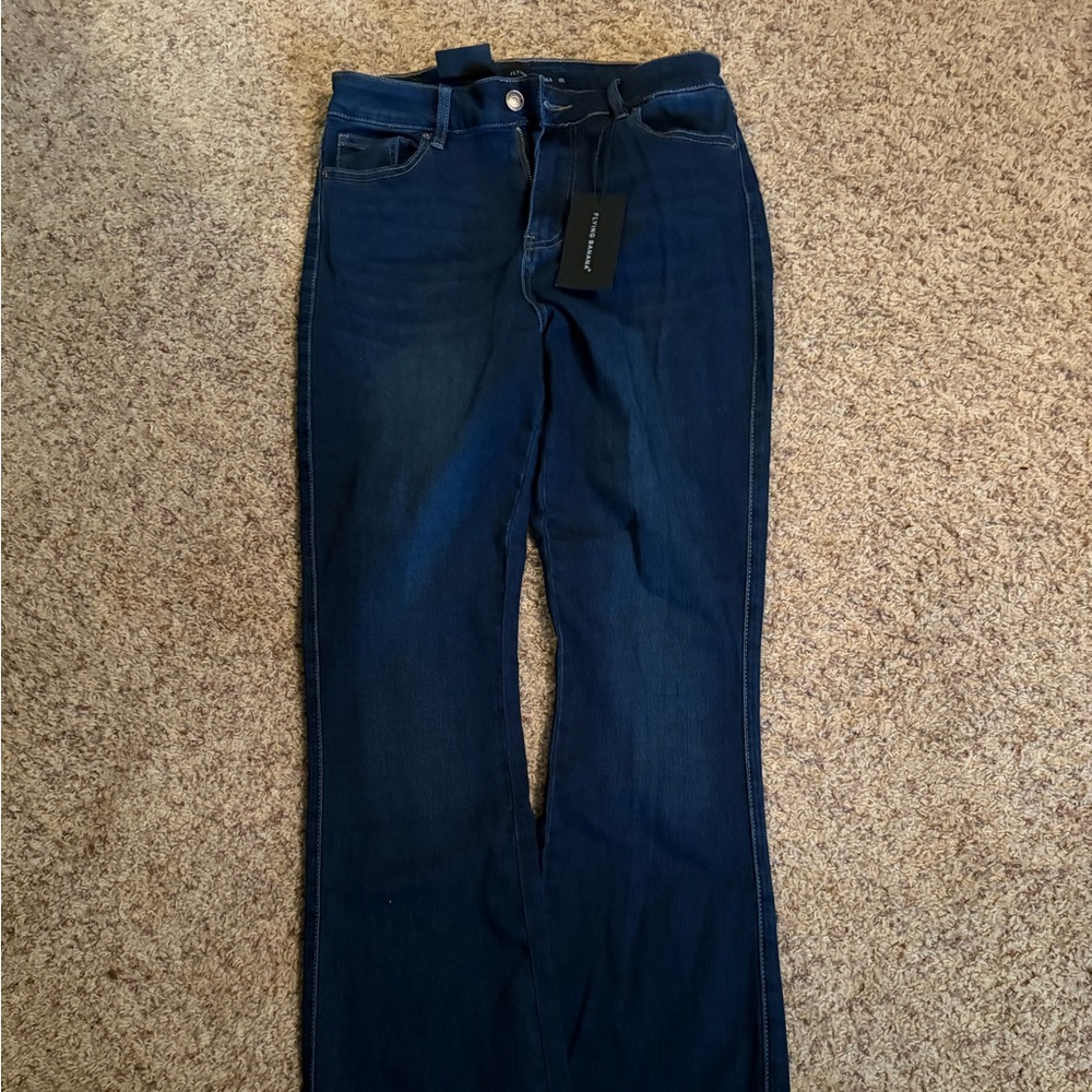 Flying Banana NWT Dark Blue Women's Jeans size 10l